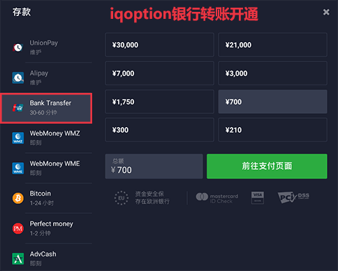 iqoption官网介绍及注册、验证、入金流程